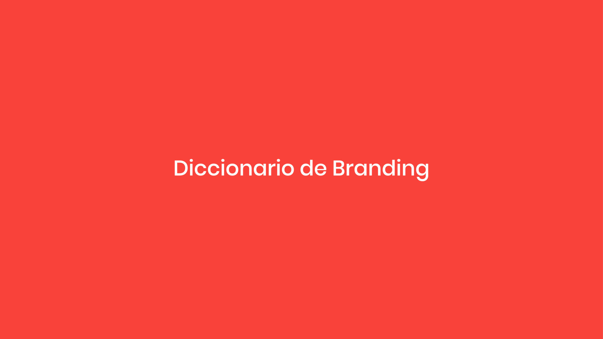 diccionario branding