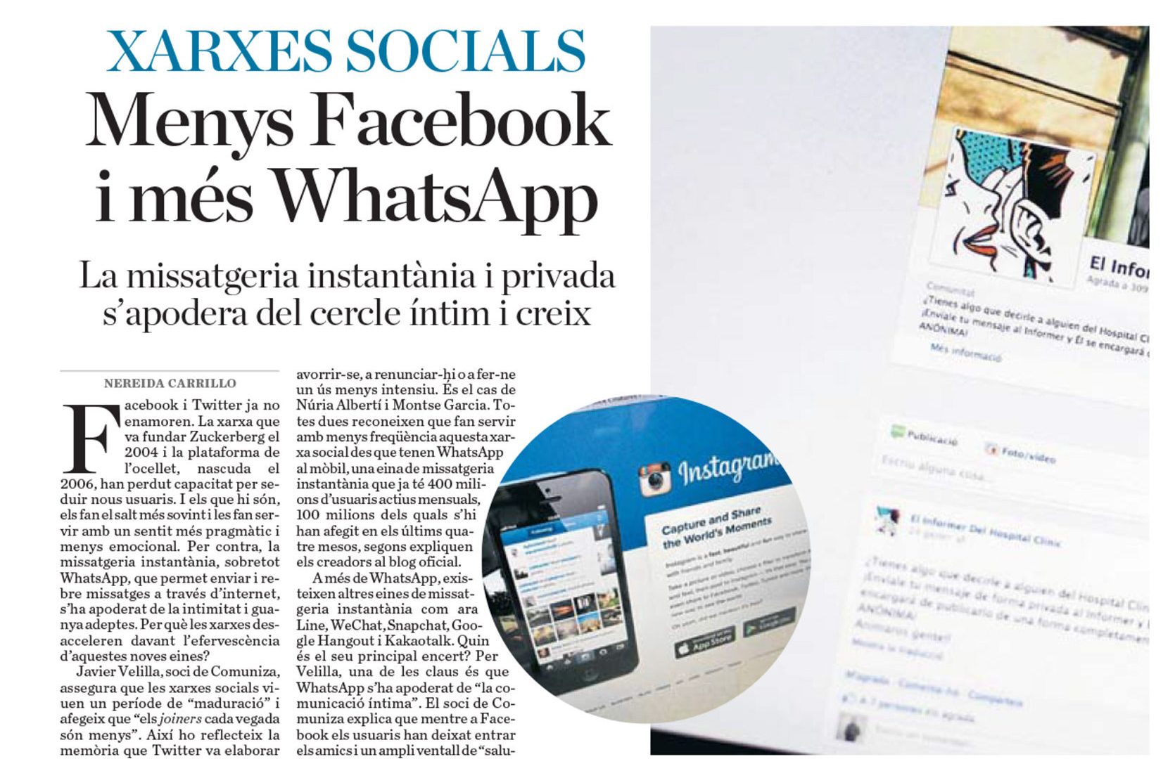 redes sociales Comuniza